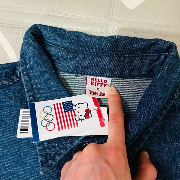 Special Edition Hello Kitty USA Olympics denim jacket - Picture 6 of 10